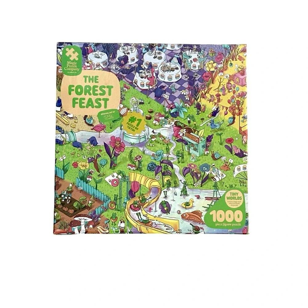 The Forest Feast 1000 Piece Jigsaw Puzzle Magic Puzzle Company New Whimsical